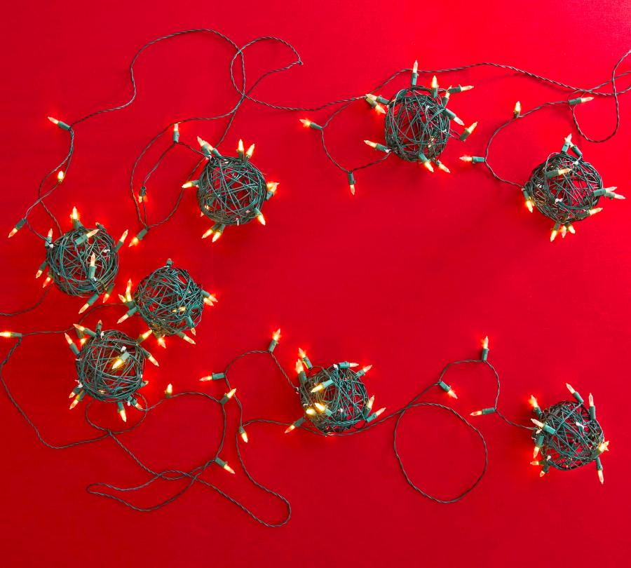 Funny National Lampoons Christmas Vacation Pre-tangled String Lights Tangled ball of lights