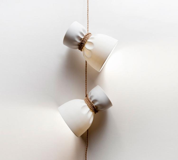 Crumpled Paper Bags - Rope Too Tight Pendant Lamps