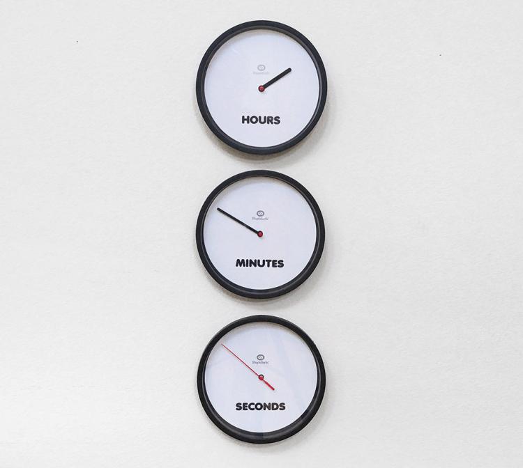 Three Times Clock - Clock With Three Separate Clocks