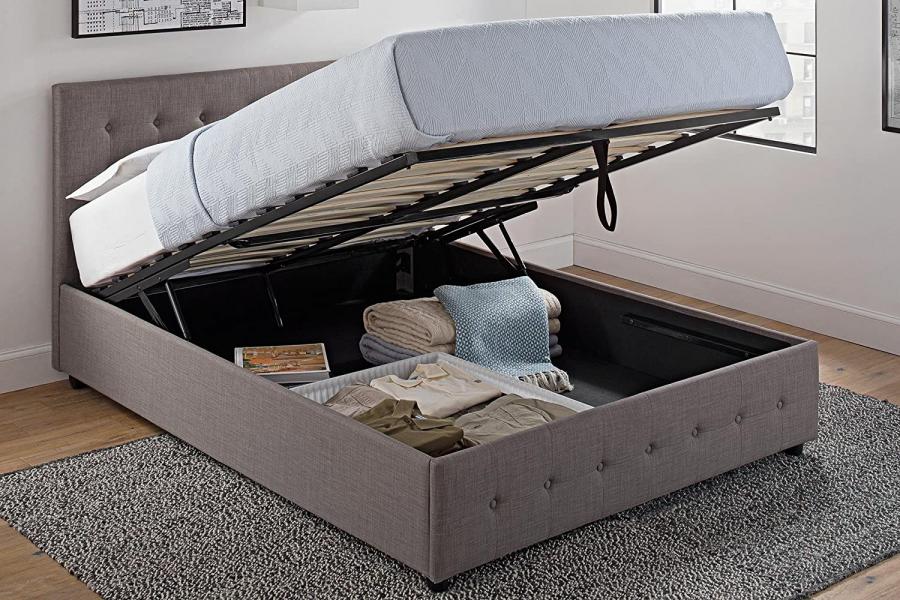 Pop-Up Storage Bed With Shoe Storage Underneath