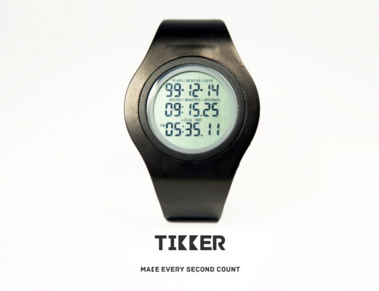 Tikker Death Watch Counts Down To Death