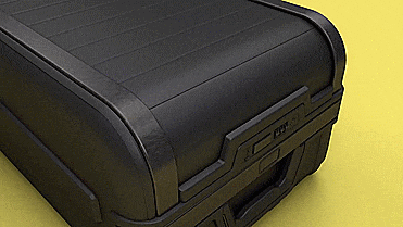 Trunkster Smart Luggage With Roll Top Door - GIF