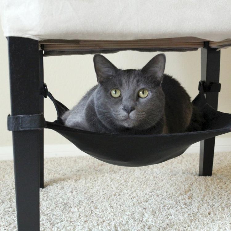 Cat Crib An Under Chair Cat Hammock