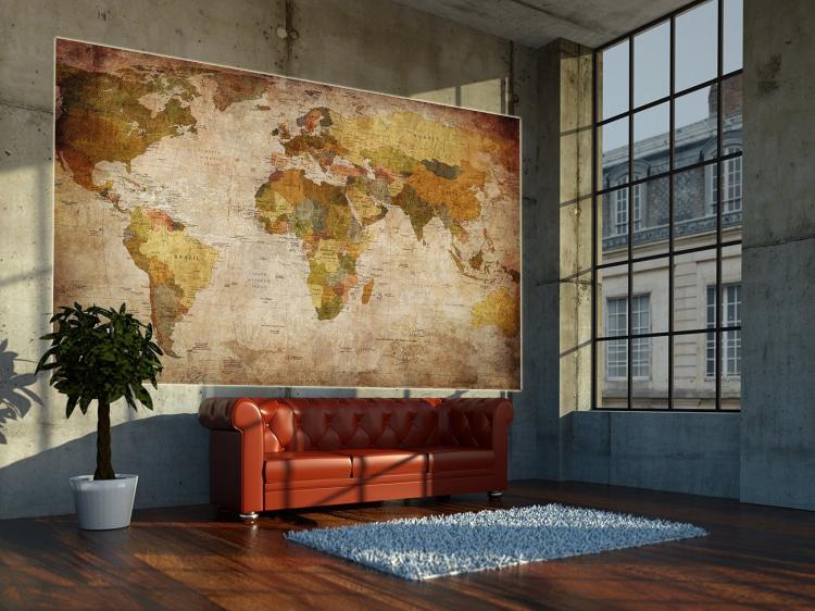 Vintage World Map Wall Mural