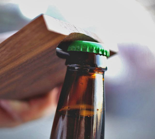 Wooden Bottle Opener Coasters