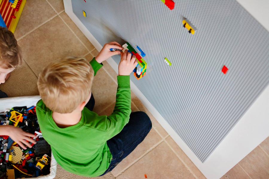 DIY Lego Wall Peel and Stick Lego Base Plates