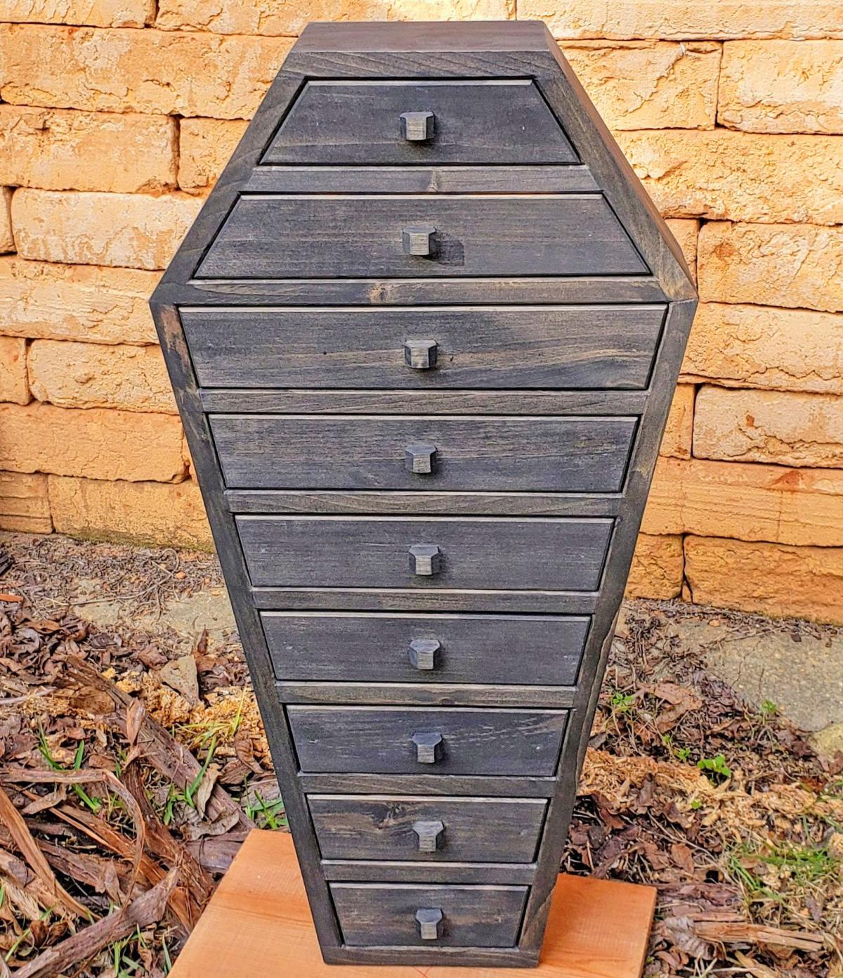 Coffin Apothecary Cabinet