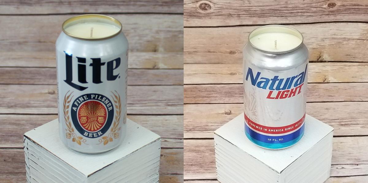 Miller Lite Candle - Natural Light Candle - Candle that smells like beer