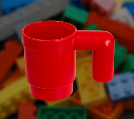Upscaled Lego Coffee Mug
