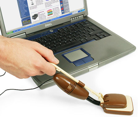 Retro Styled USB Powered Mini Desk Vacuum by Paladone