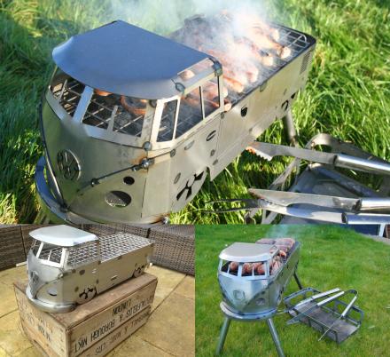 Volkswagen Hippy Bus Barbecue Grill