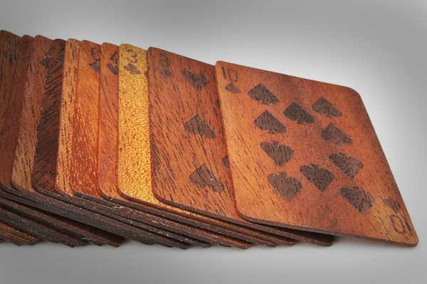 Wooden Deck Of Cards 2