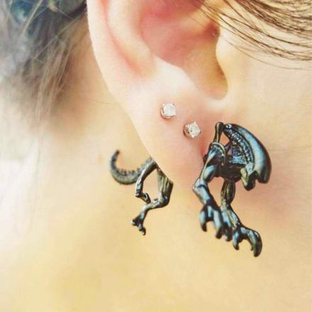 You Can Now Get Xenomorph Alien Earrings That Look Just Like The Alien From The Movie