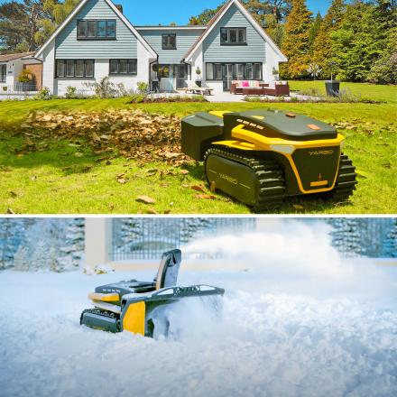 The Yarbo Yard Robot Will Mow Your Grass, Snowblow, and Even Blow Your Leaves