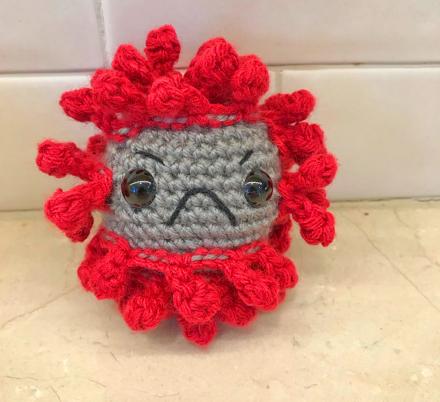 People Are Making Crochet Coronavirus To Help Put a Face To The Virus