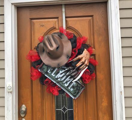 You Can Now Get a Freddy Krueger Wreath To Put On Your Door For Halloween