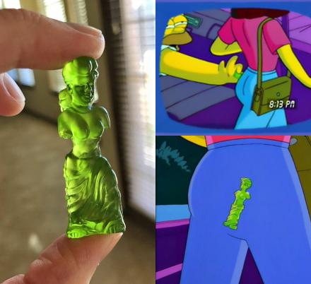 You Can Now Make Your Own Venus De Milo Gummy From The Simpsons