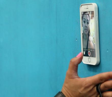 Zero G: An iPhone Case That Allows You To Stick Your Phone To Any Surface
