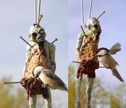 Zombie Body Bird Feeder