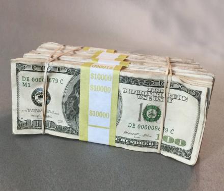 $50,000 In Movie Prop Money