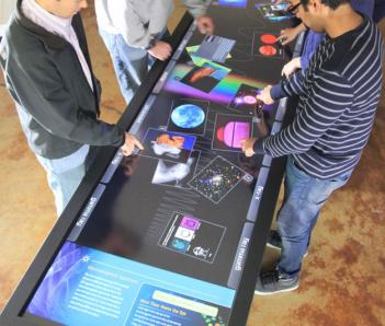 100 Inch Touchscreen Table