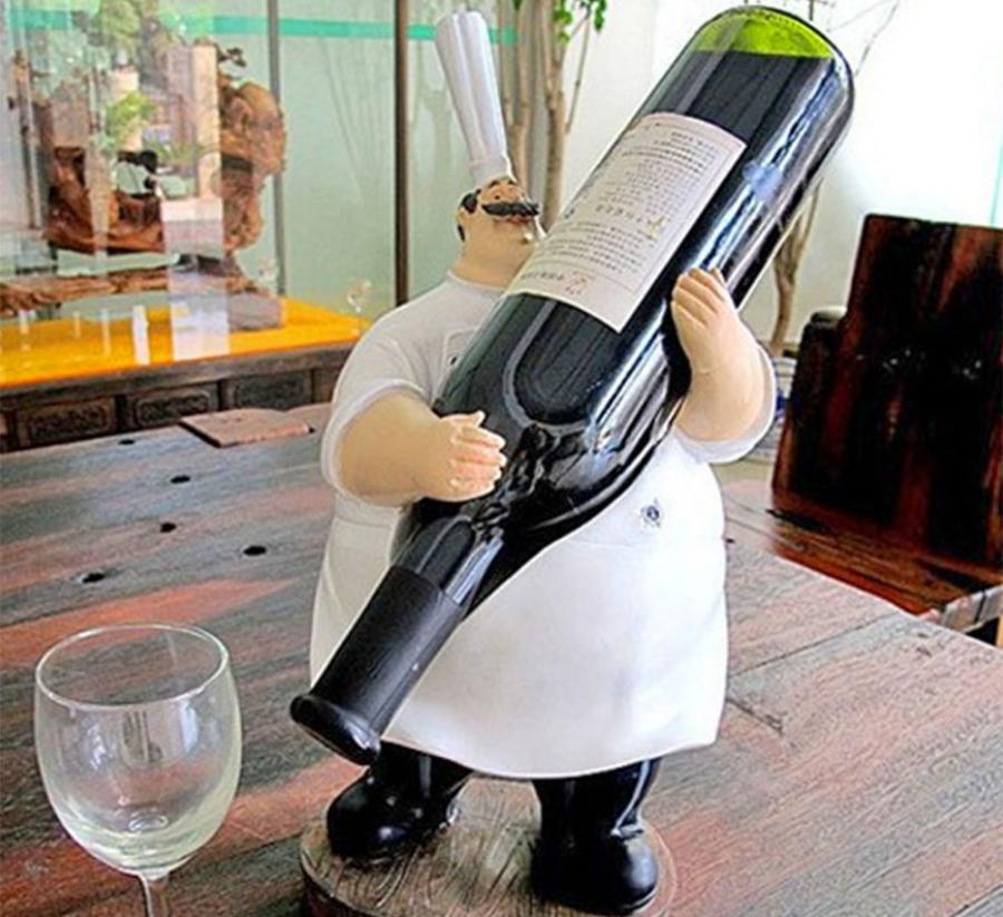 We Found The 17 Funniest Wine Bottle Holders To Put In Your Home Bar