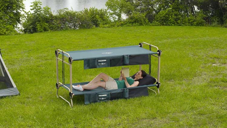 Portable bunk beds for camping best sale