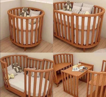 This 4-in-1 Convertible Crib, Bassinet, and Toddler Bed Grows With Your Baby