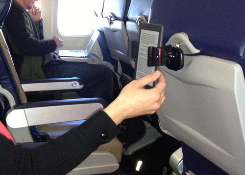iPad-iPhone Airplane Seat Mount