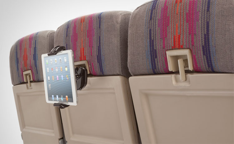 iPad-iPhone Airplane Seat Mount