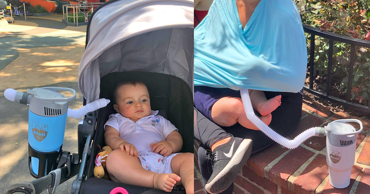 Diy stroller air store conditioner