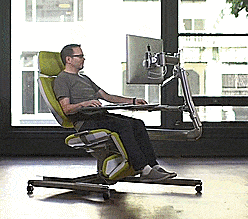 The Altwork Robotic Moving Desk Lets You Work Lying Down or Standing
