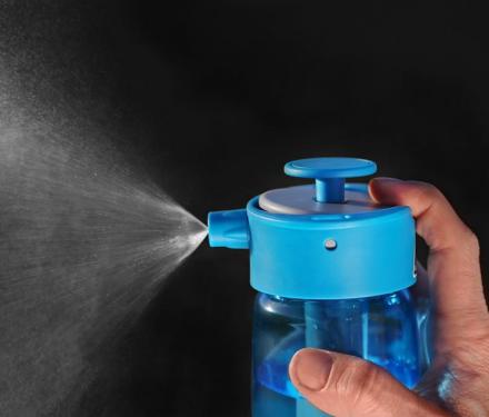 Aquabot Is a Multi-Function Water Bottle That Doubles as a Mister