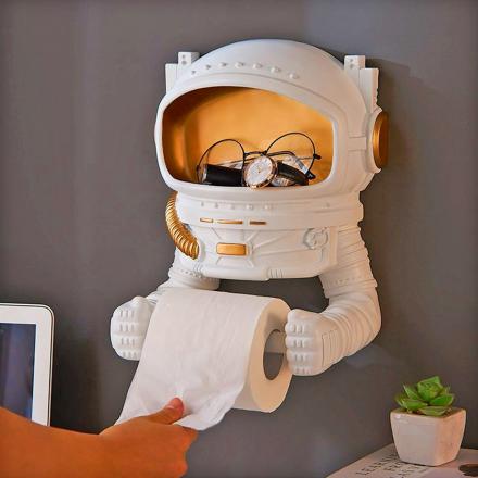 This Astronaut Toilet Paper Holder Is Perfect For Space or Sci-fi