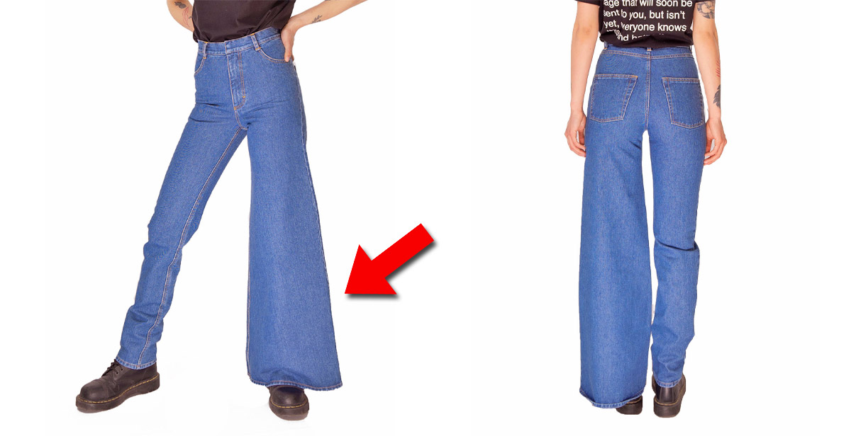 You Can Now Get Asymmetrical Jeans If You Can't Decide Between Skinny ...