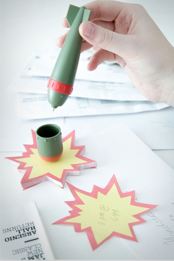 Atomic Bomb Pen and Explosion Notepad