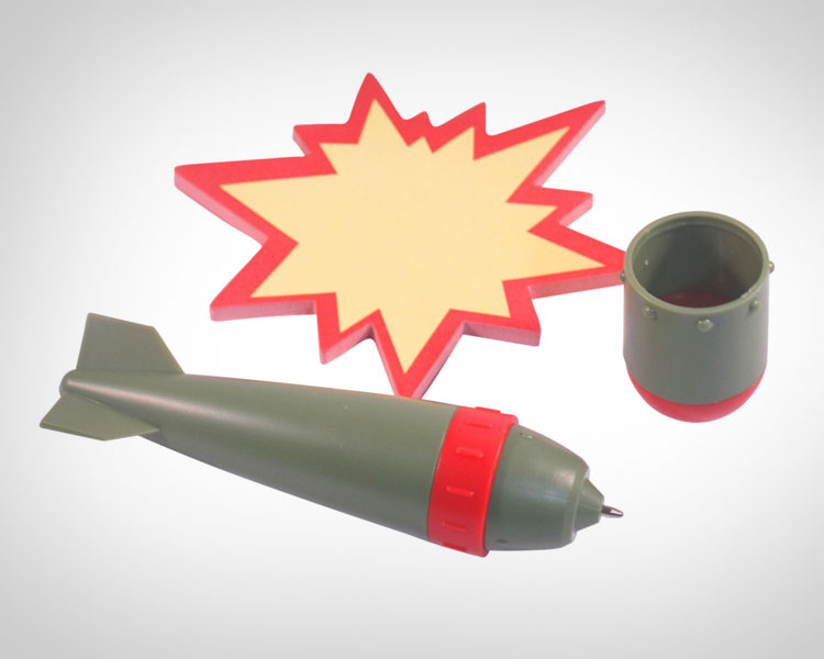 Atomic Bomb Pen and Explosion Notepad