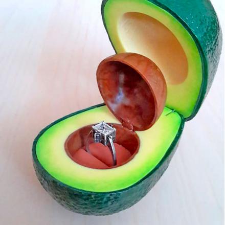 This Avocado Ring Holder Box Is The Greatest Way To Pop The Big Question