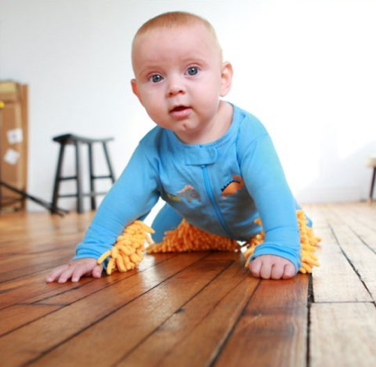 Baby floor best sale mop suit