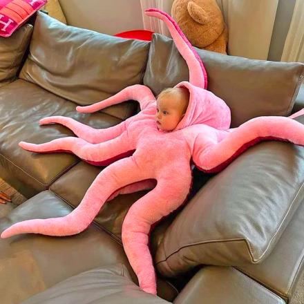 This Baby Octopus Costume Measures a Massive 5.5 Feet Long