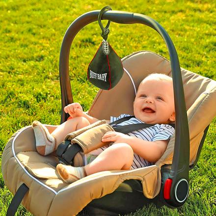 This Baby Speed Bag Car Seat Attachment Will Turn Your Baby Into a Boxing Champion