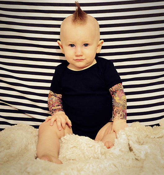 Realistic Tattoo Sleeve Baby Rompers  Tottoos