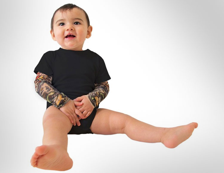 Baby Tattoo Sleeves Onsie