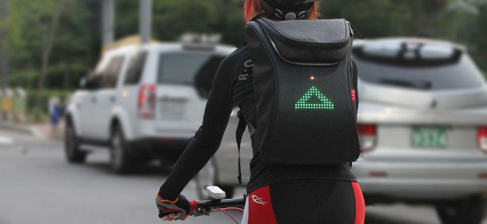 SEIL Bag - Backpack Bike With Turn Signals and Messages