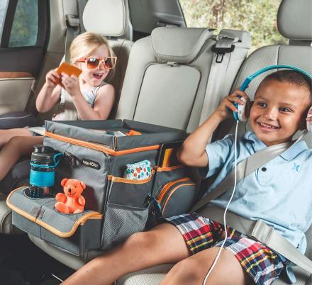 This New Backseat Car Organizer and Cooler For Kids Is Perfect For Road Trips