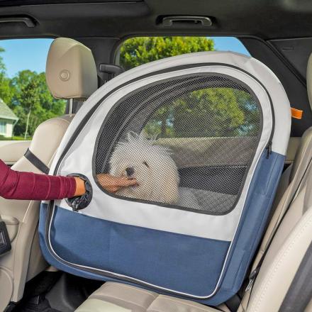 This Backseat Dog Crate Is Designed Specifically To Keep Your Pooch Safe While Driving
