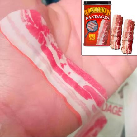 These Bacon Band-Aids Might Make You Want To Get a Paper Cut