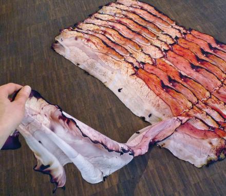 Bacon Scarf: A Scarf That Looks Exactly Like Delicious Bacon