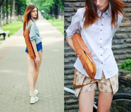 Baguette Bag Is a Slim Tall Shoulder Bag To Safely Transport Your Baguette