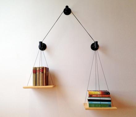 Balancing Bookshelf